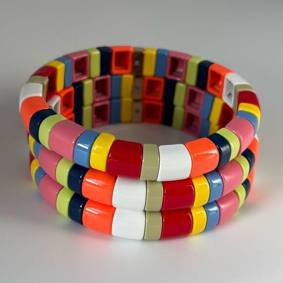 NWot Roxanne assoulin  set of three bracelets - Picture 1 of 7